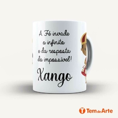 Caneca Religião de Matriz Africana - Xangô Modelo 2 - Tem de Arte Personalizados