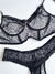 Imagem do Conjunto Bianca em tule de poá - preto