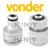 Engate Rápido e Conector Fêmea para Mangueira de Jardim 1/2 - Vonder