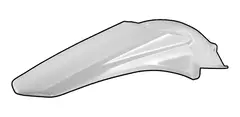 Guardabarro Trasero Honda Crf450 05/08 - Blanco Ufo