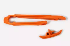 CUBRE HORQUILLON Y PATIN UFO KTM EXC 12/21 EXCF 12/23 NARANJ