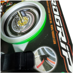 CINTAS ADHESIVA LLANTAS MOTO PROGRIP VERDE - comprar online