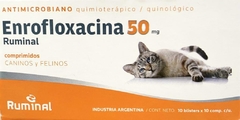 ENROFLOXACINA 50 MG X 100 COMP
