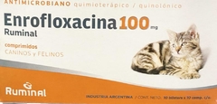ENROFLOXACINA 100 MG X 100 COMP