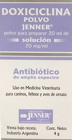 DOXICICLINA JENNER SUSP X 20 ML