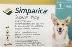 SIMPARICA 40 MG 10 A 20 KG