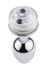 Plug Anal Grande Em Metal Com 13 Cores E Controle - sexy pink 