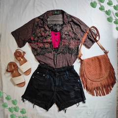 Short jeans preto
