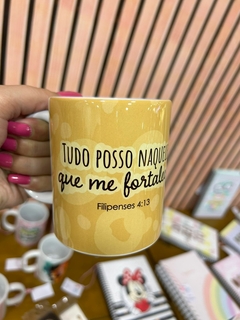 Caneca Tudo Posso Naquele que me fortalece - comprar online