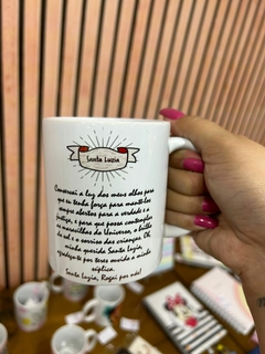 Caneca Santa Luzia - comprar online