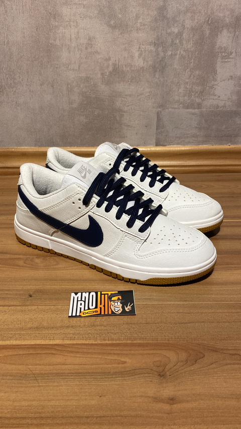 Nike Dunk Low Branco/ Azul Marinh.