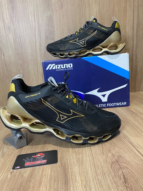 Mizuno Pro X Preto/Dourado