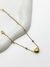 Pulseira bolinha com pingente de coração - comprar online