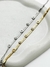 Pulseira dupla cristais e bolinha