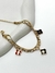 Pulseira dupla trevo e laminada - comprar online