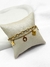 Pulseira dupla trevo e elos - comprar online