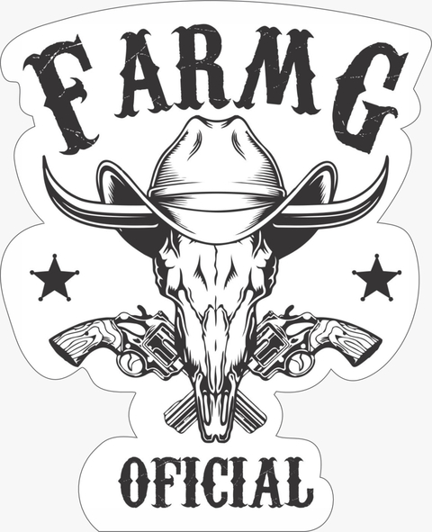 Adesivo Grande Logo Farmg Oficial