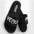 Sandalia Slide Basic Preto e Branco na internet