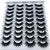 Imagem do Novos 20 pares de cílios postiços naturais cílios postiços maquiagem longa 3d cílios de vison extensão de cílios de vison para beleza