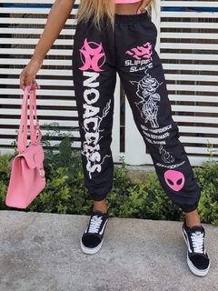 Calça jogger ' No acess' - comprar online