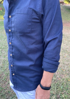 Camisa Limeira - Azul Marinho - comprar online