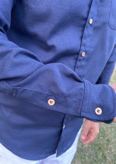 Camisa Limeira - Azul Marinho na internet