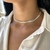 CHOKER PRATA GRUMET DUPLO EXTENSOR
