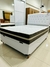 Colchao de molas ensacadas Royal + Base Bau casal Biostar + Cabeceira Acapulco Casal
