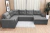 Sofá Canto Cinza - comprar online