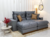 Sofá Retrátil Reclinável Gran Bello 2.00m Veludo Cinza - D33 e Molas Ensacadas - comprar online
