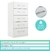 Cômoda 5 Gavetas 0523 Branco – RODIAL MÓVEIS na internet