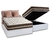 Colchão Casal Classic Marrom + Base Baú Branco – ANJOS