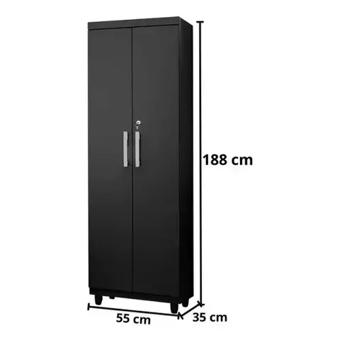 Armário Multiuso Isabela Preto – RUD RACK