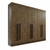 Guarda-Roupa 6 Portas pê – D’DORO MÓVEIS