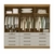 Guarda-Roupa 6 Portas Cinamono/Off White - comprar online