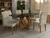 Mesa Cinamono/Preto 6 Cadeiras Las Vegas Bege – MINASPLAC