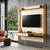 Painel Off White/Cedro – EDN MÓVEIS