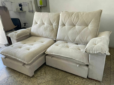 Sofá Retrátil e Reclinável 290 Bege