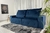 Sofá Retrátil Reclinável Bela 2.90m Veludo Azul - comprar online