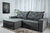 Sofá Retrátil Reclinável 2.90m Cinza 814 – D33 e Molas Ensacadas - comprar online