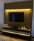 Rack 212 com LED + Painel Ripado 230 com LE- s moveis