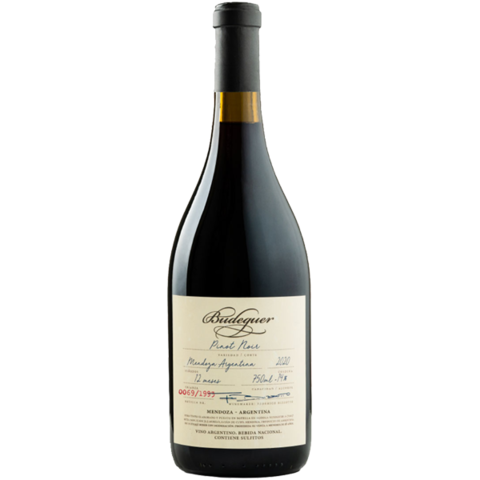 vinho tinto argentino budeguer partida limitada pinot noir
