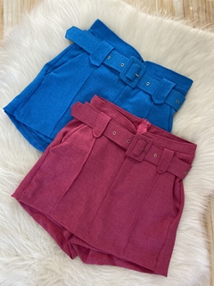 Short Saia no linho
