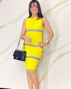 Vestido tricô
