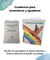 Cuaderno de intenciones y gratitud grande con stickers en internet