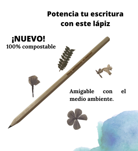 Lápiz mina estoy escribiendo mi realidad