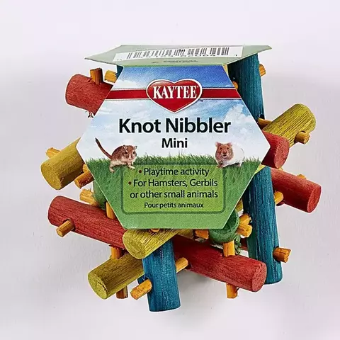 Kaytee Knot Nibbler - Juguete Masticable de madera para Roedores