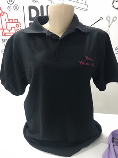 CAMISA GOLA POLO BORDADA FEM/MASC