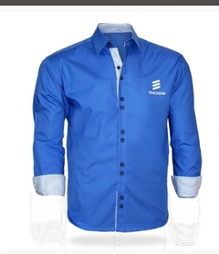 CAMISA SOCIAL PERSONALIZADA MANGA LONGA (UNISSEX) - comprar online