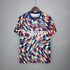Camisa Camuflada do Barcelona 2021/22 - Treino